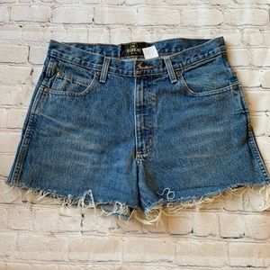 Redhead Cutoff High-rise Jean Shorts Sz M